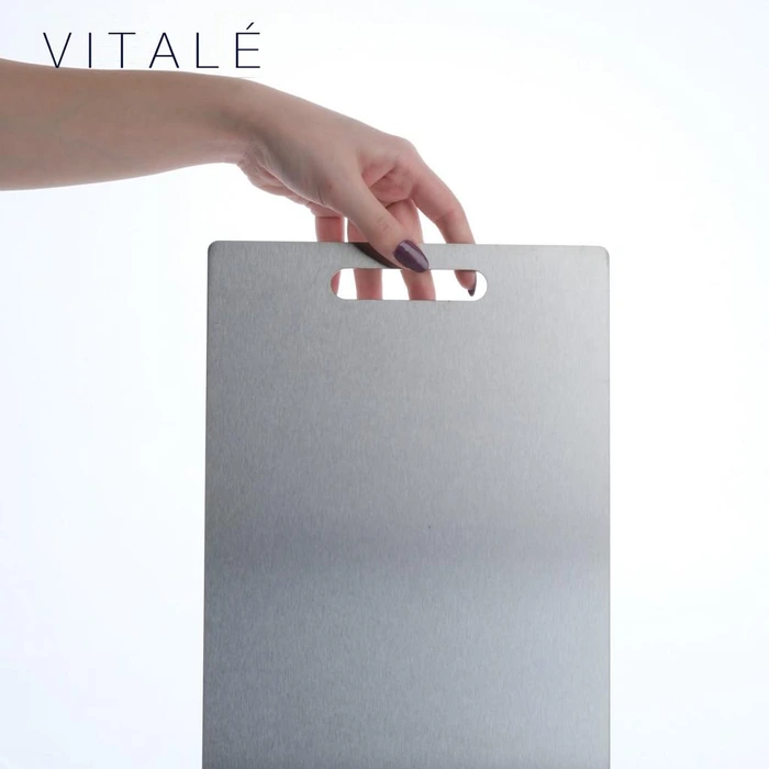 Vitalé Tabla de Picar de Acero Inoxidable