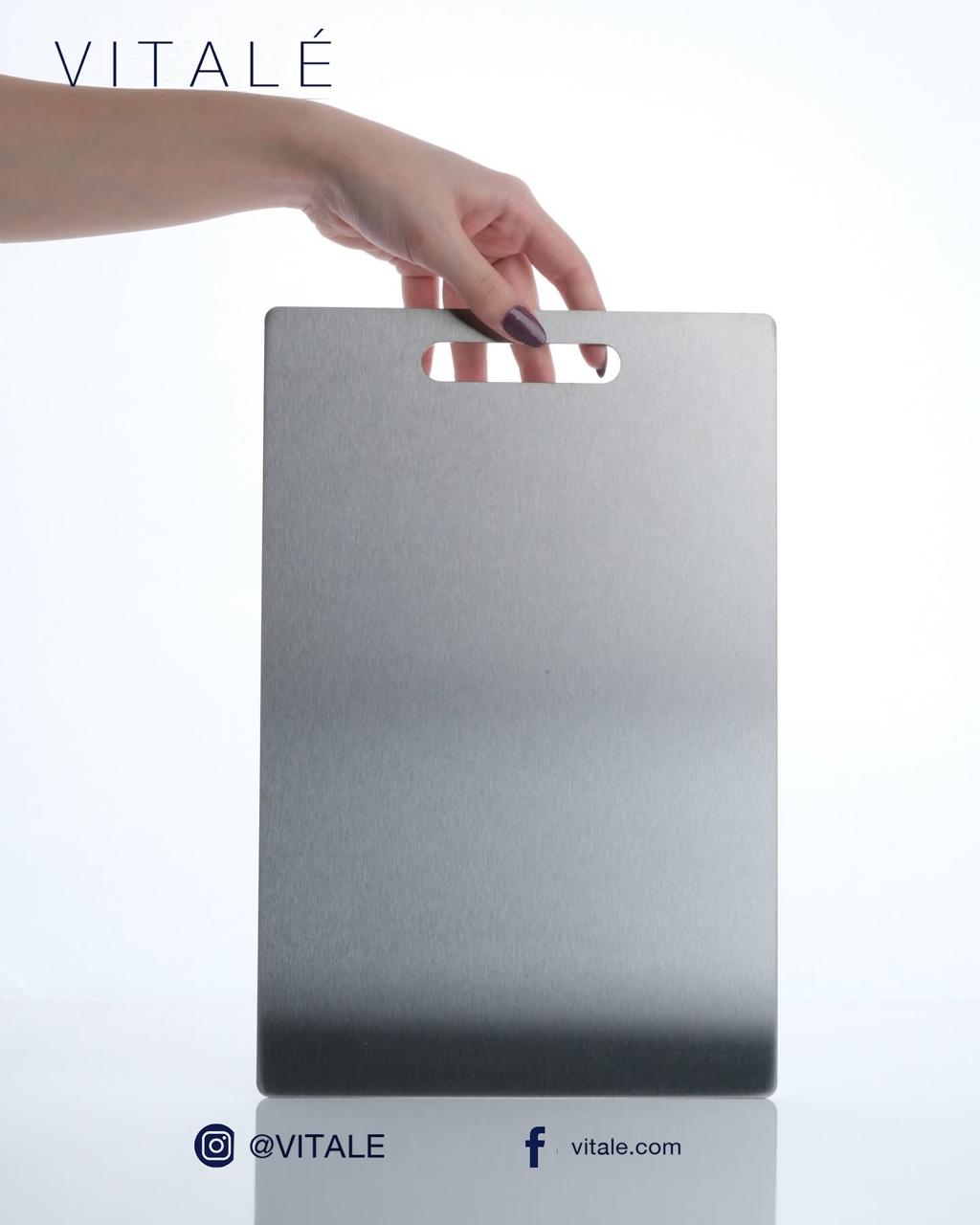 Vitalé — Tabla de Picar de Acero Inoxidable