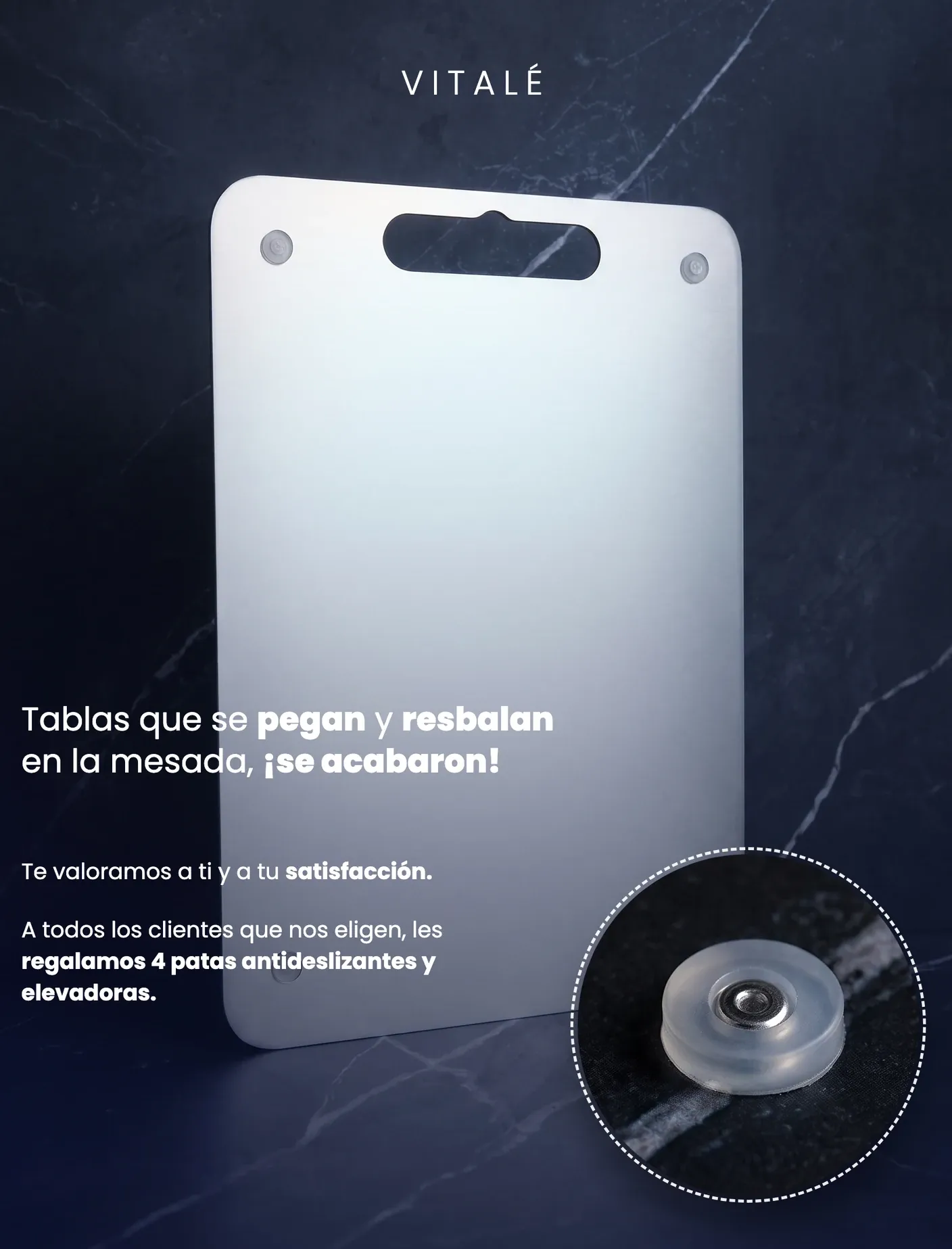 Vitalé Tabla de Picar — accesorios incluidos